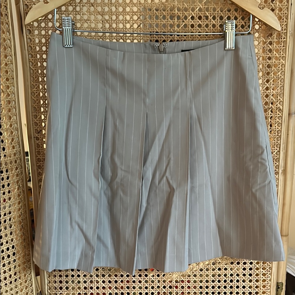 Frank and Oak Khaki Pinstripe Skirt - NEVER WORN!